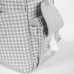 Mochila I love vichy gris de Walking Mum